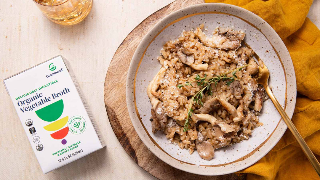 Low FODMAP Mushroom Risotto