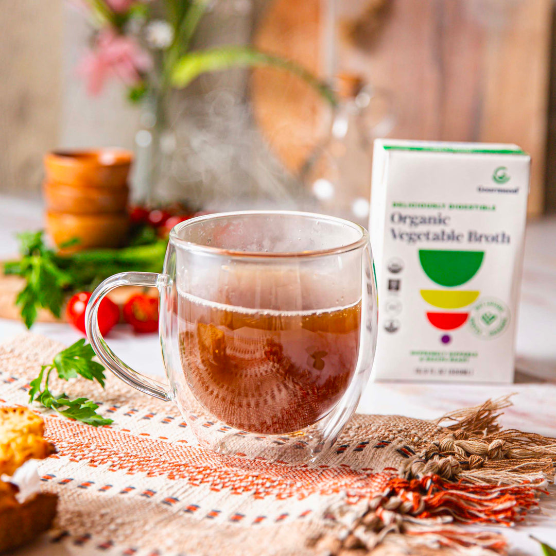 Organic Vegetable Broth (Low FODMAP & Unsalted)