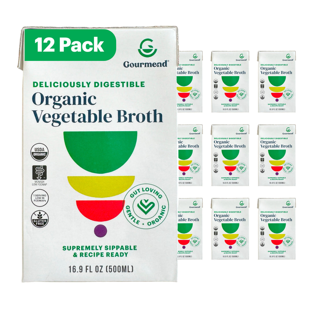 Organic Vegetable Broth (Low FODMAP & Unsalted)