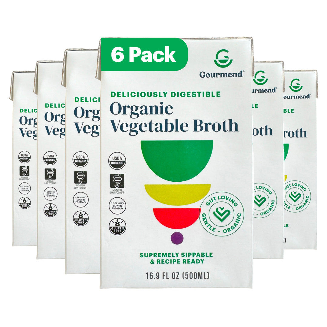 Organic Vegetable Broth (Low FODMAP & Unsalted)